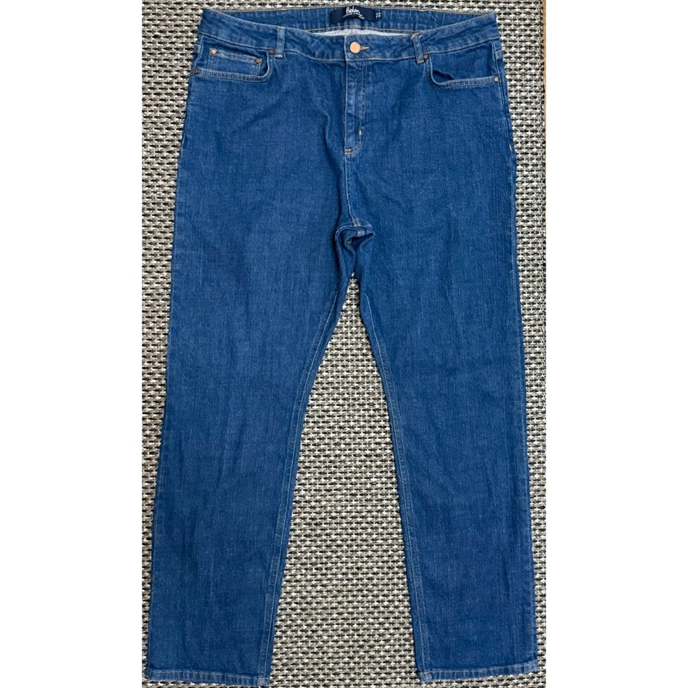 Boden Womens The Harrogate Jean Classic Straight leg High Rise Denim Sz 16